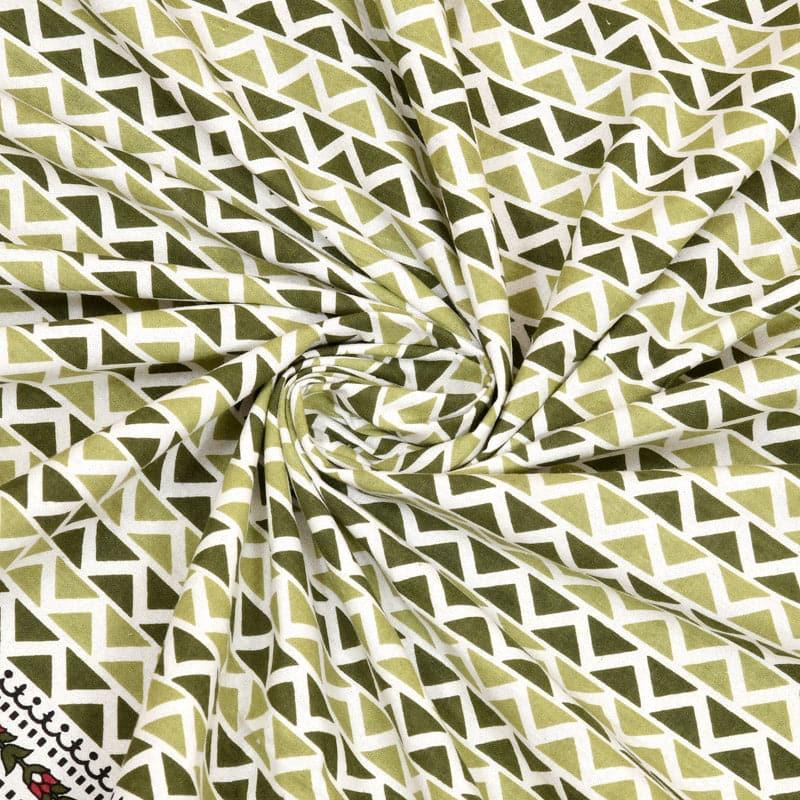 Buy Daphne Ethnic Bedsheet - Green Bedsheets from Vaaree