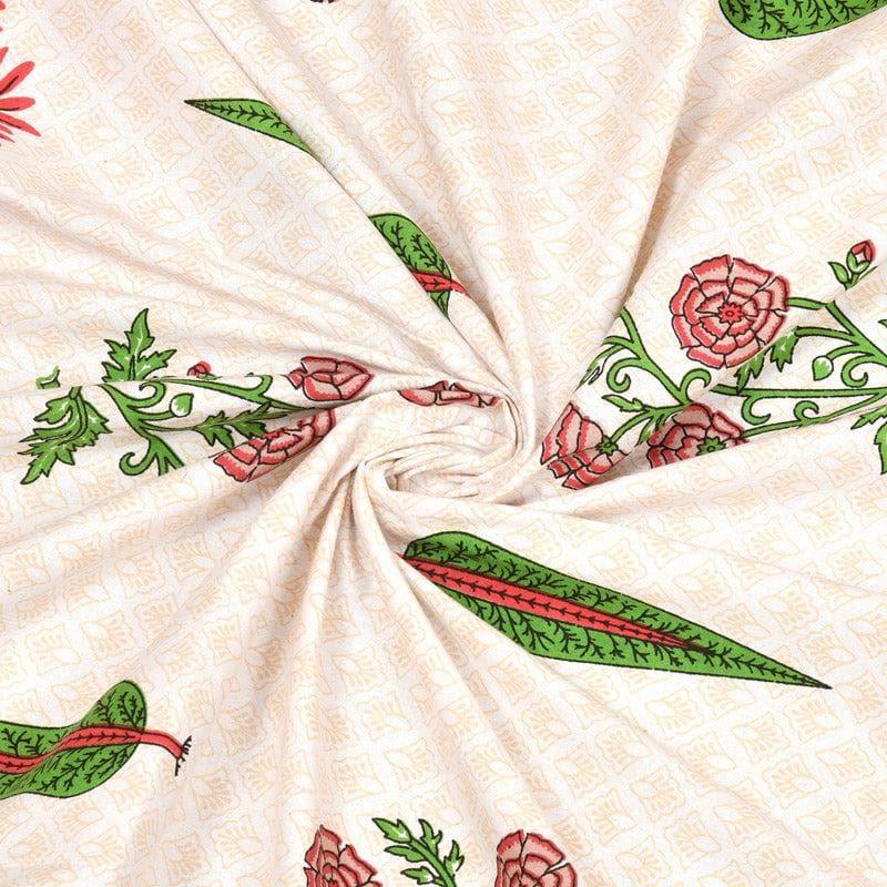 Buy Devika Ethnic Printed Bedsheet - Pink Bedsheets from Vaaree