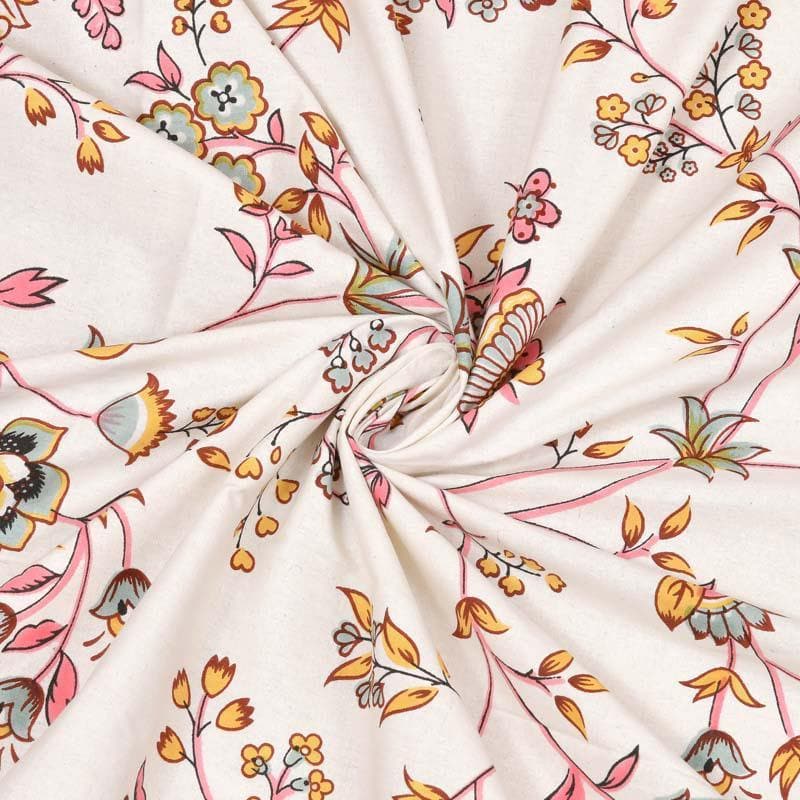 Buy Dithi Printed Bedsheet - Pink Bedsheets from Vaaree