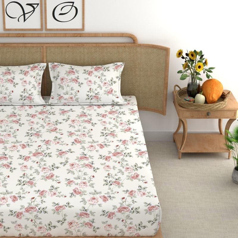 Buy Doris Flowery Bedsheet Bedsheets from Vaaree