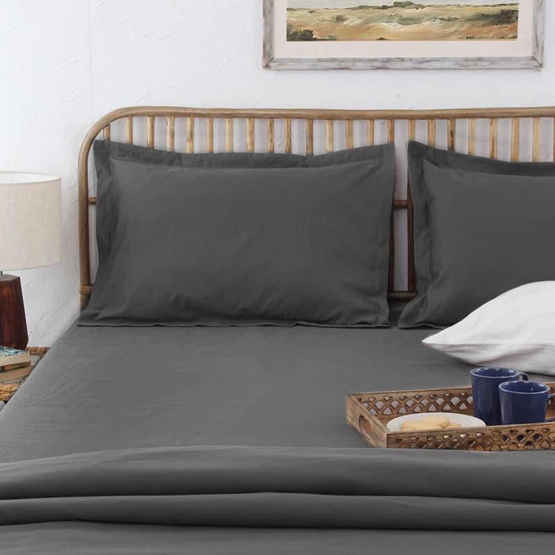 Buy Dreamy Delight Bedsheet - Grey Bedsheets from Vaaree