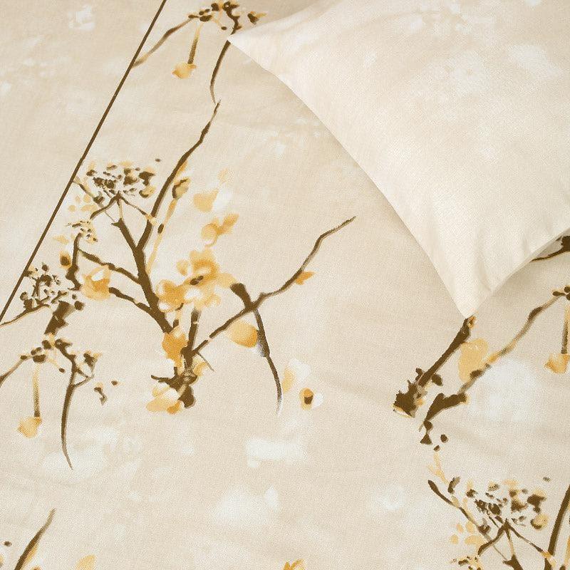 Buy Dreamy Meadow Bedsheet- Yellow Bedsheets from Vaaree