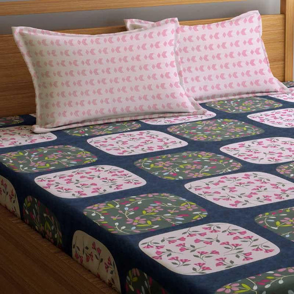 Buy Dreamy Nightshade Bedsheet Bedsheets from Vaaree