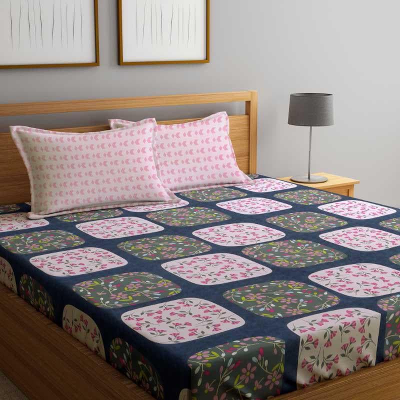 Buy Dreamy Nightshade Bedsheet Bedsheets from Vaaree