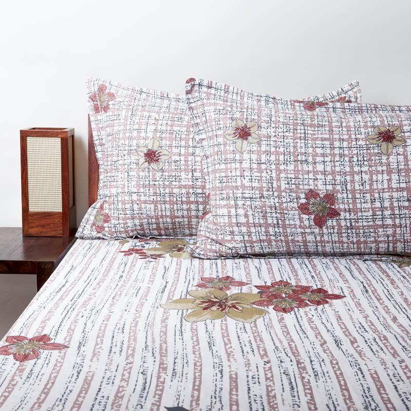 Buy Duli Printed Bedsheet - Pink Bedsheets from Vaaree