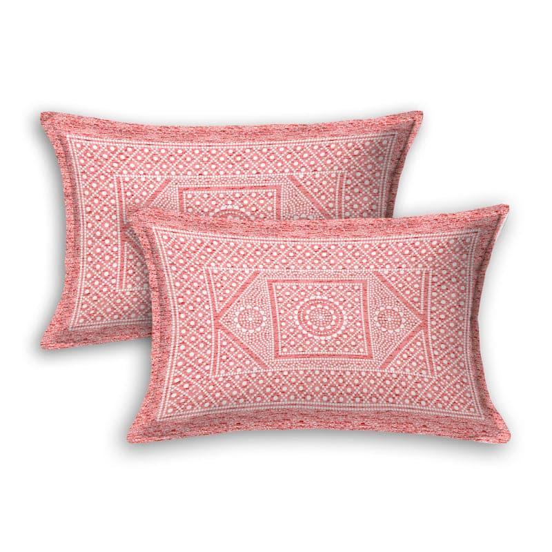 Buy Bedsheets - Elena Printed Bedsheet - Pink at Vaaree online