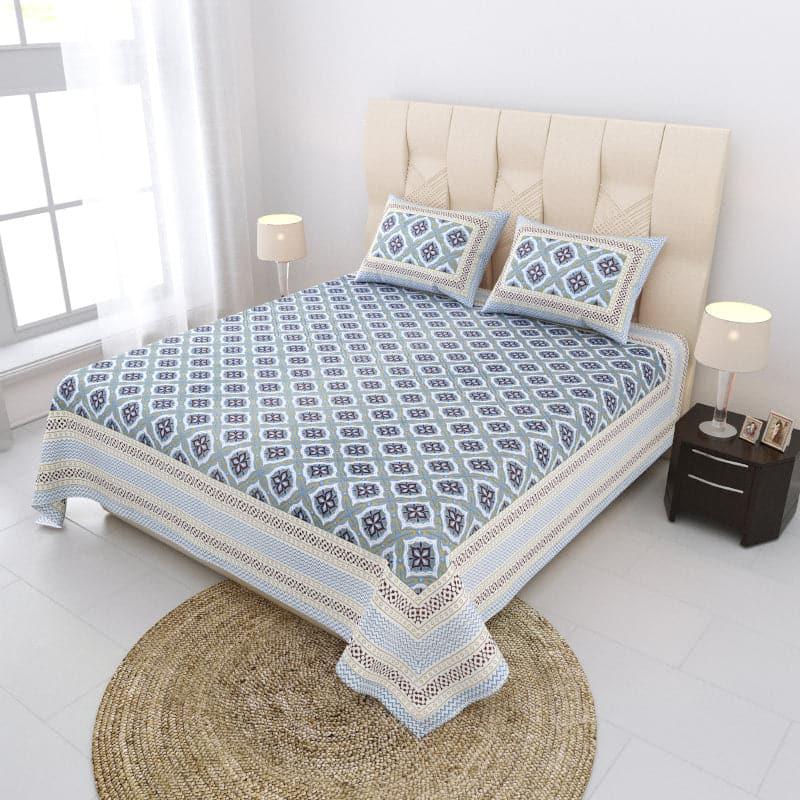 Buy Elsie Printed Bedsheet - Grey Bedsheets from Vaaree