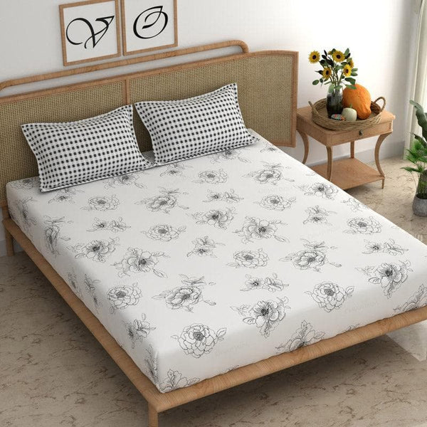 Buy Emerett Floral Bedsheet Bedsheets from Vaaree