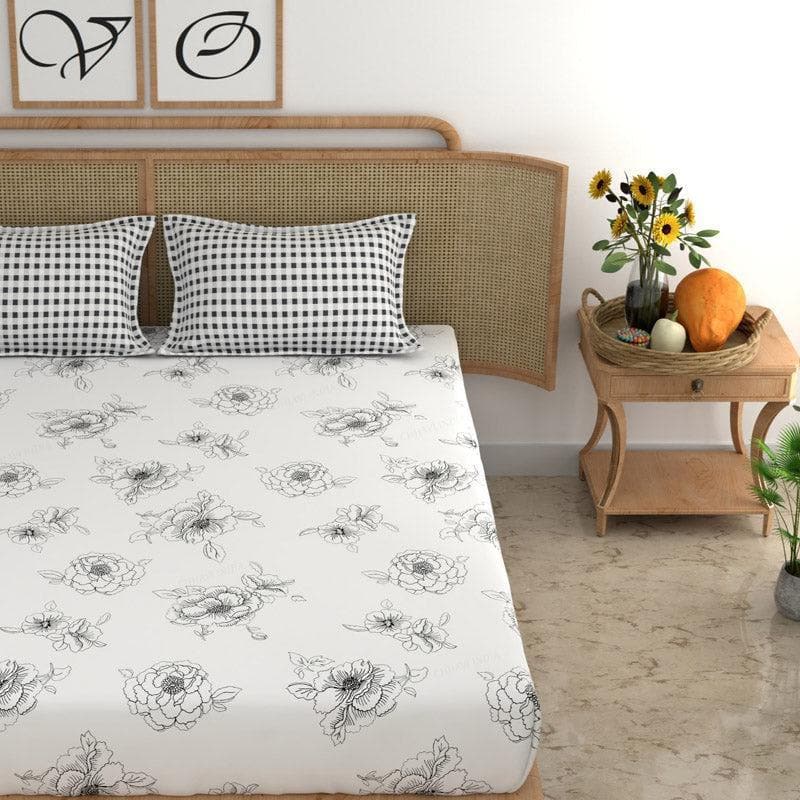 Buy Emerett Floral Bedsheet Bedsheets from Vaaree