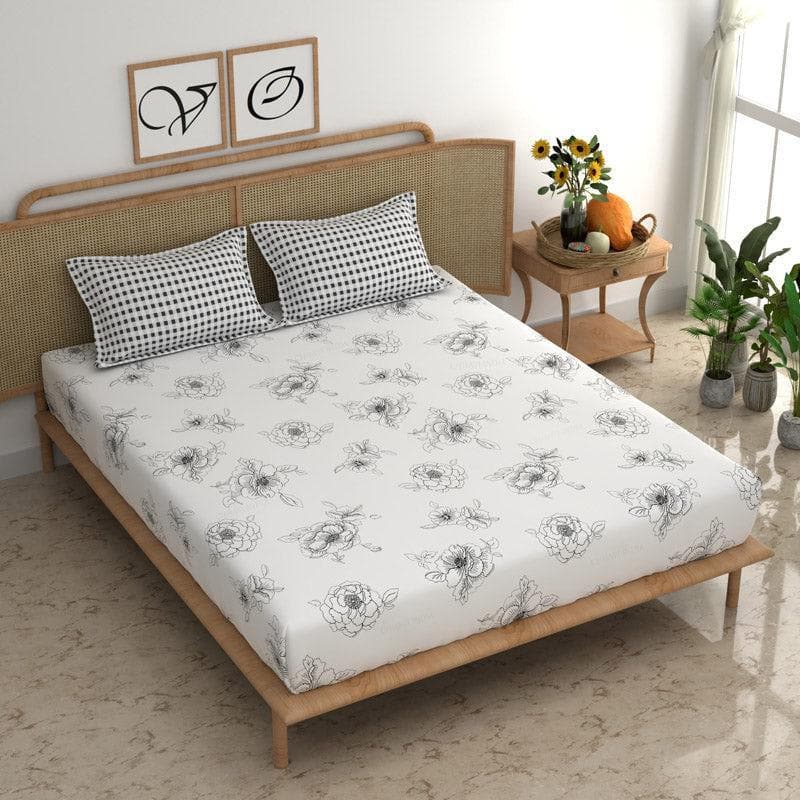 Buy Emerett Floral Bedsheet Bedsheets from Vaaree