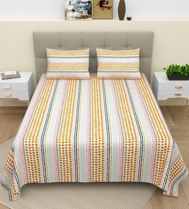 Buy Enerence Striped Bedsheet Bedsheets from Vaaree