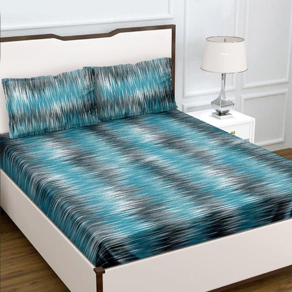 Buy Esmeda Roga Bedsheet - Blue Bedsheets from Vaaree