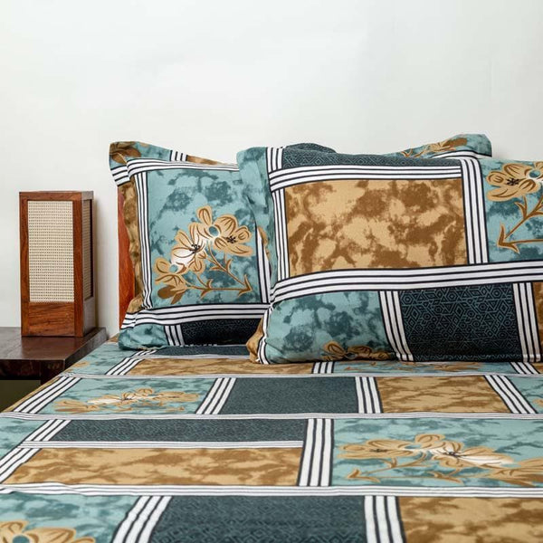 Bedsheets - Ethnic Blocks Bedsheet