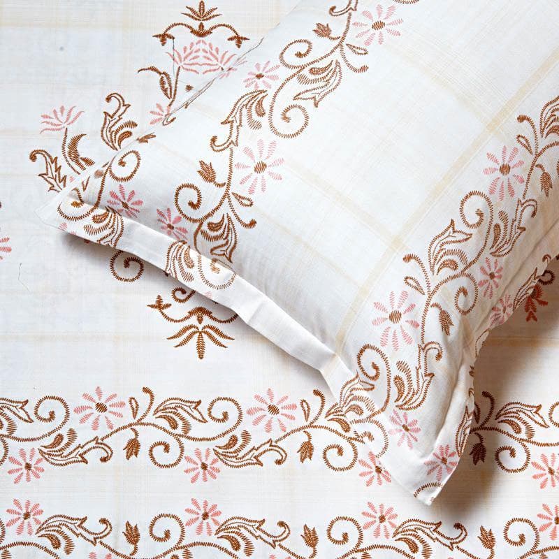 Buy Ethnic Charms Bedsheet - Pink Bedsheets from Vaaree