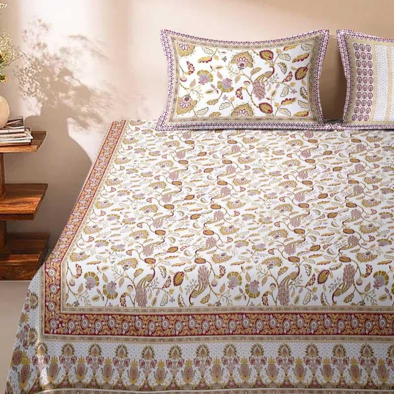 Buy Ethnic Essence Bedsheet Bedsheets from Vaaree