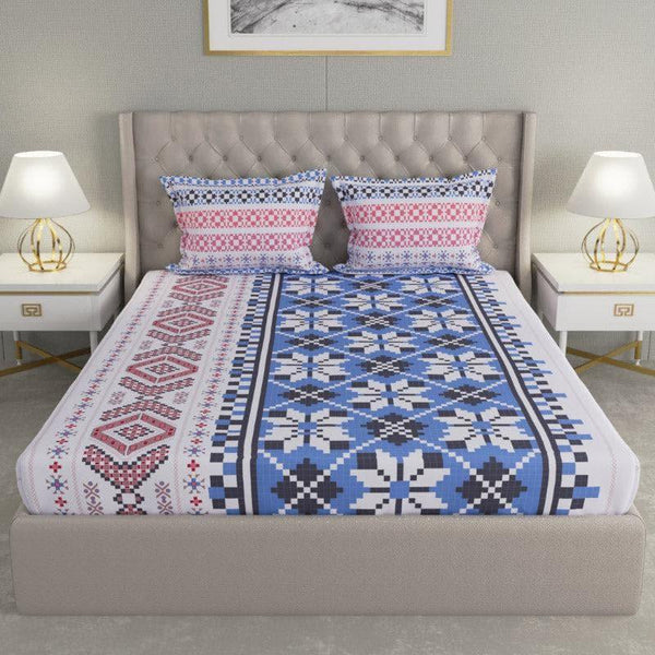 Buy Ethnic Saga Printed Bedsheet Bedsheets from Vaaree