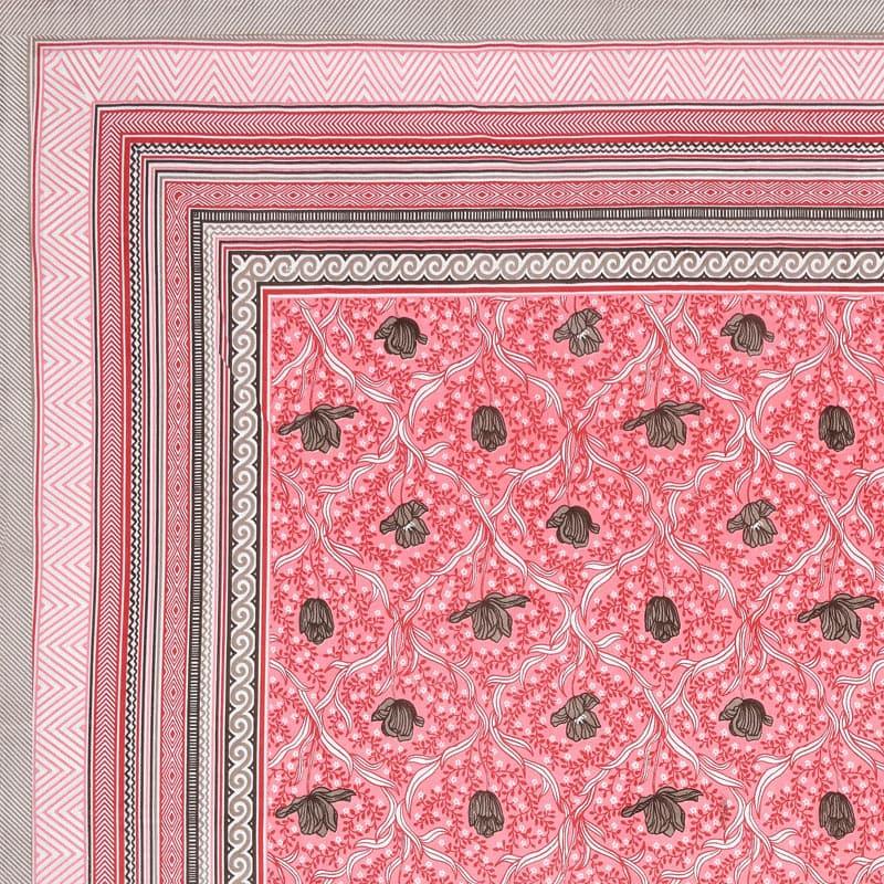 Buy Evangeline Printed Bedsheet - Pink Bedsheets from Vaaree