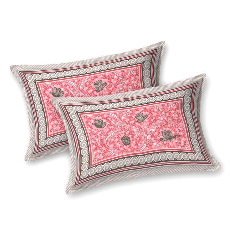 Buy Evangeline Printed Bedsheet - Pink Bedsheets from Vaaree