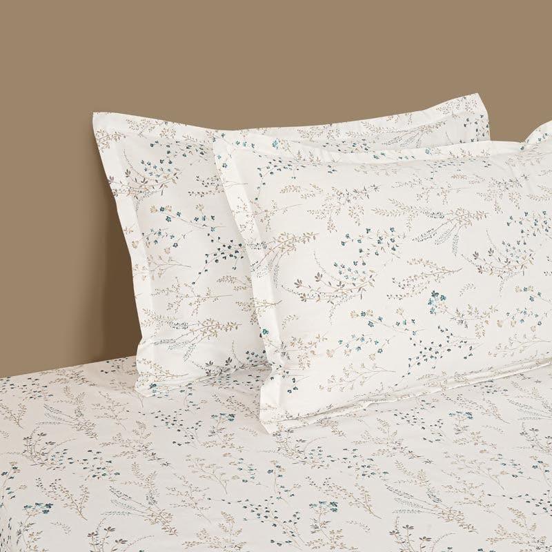 Buy Bedsheets - Evara Floral Bedsheet - Cream at Vaaree online