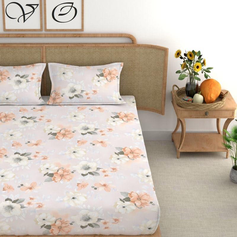 Buy Evelyn Flowery Bedsheet Bedsheets from Vaaree