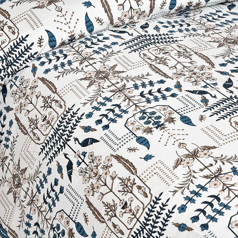 Buy Evie Printed Bedsheet - Brown Bedsheets from Vaaree