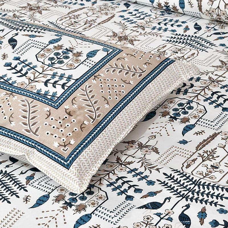 Buy Evie Printed Bedsheet - Brown Bedsheets from Vaaree