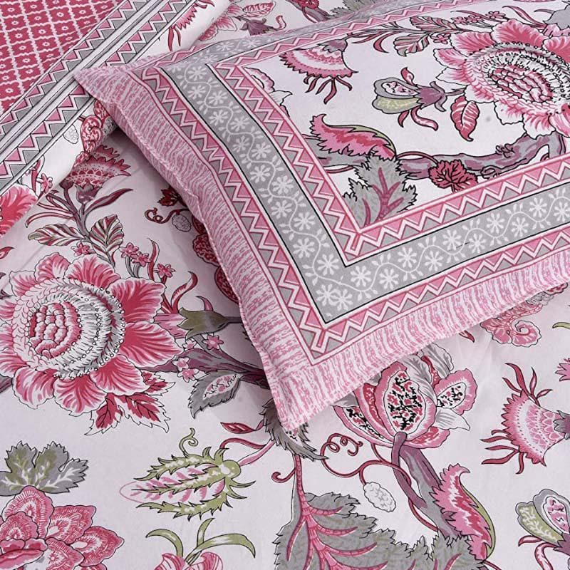 Buy Floral Frenzy Bedsheet Bedsheets from Vaaree