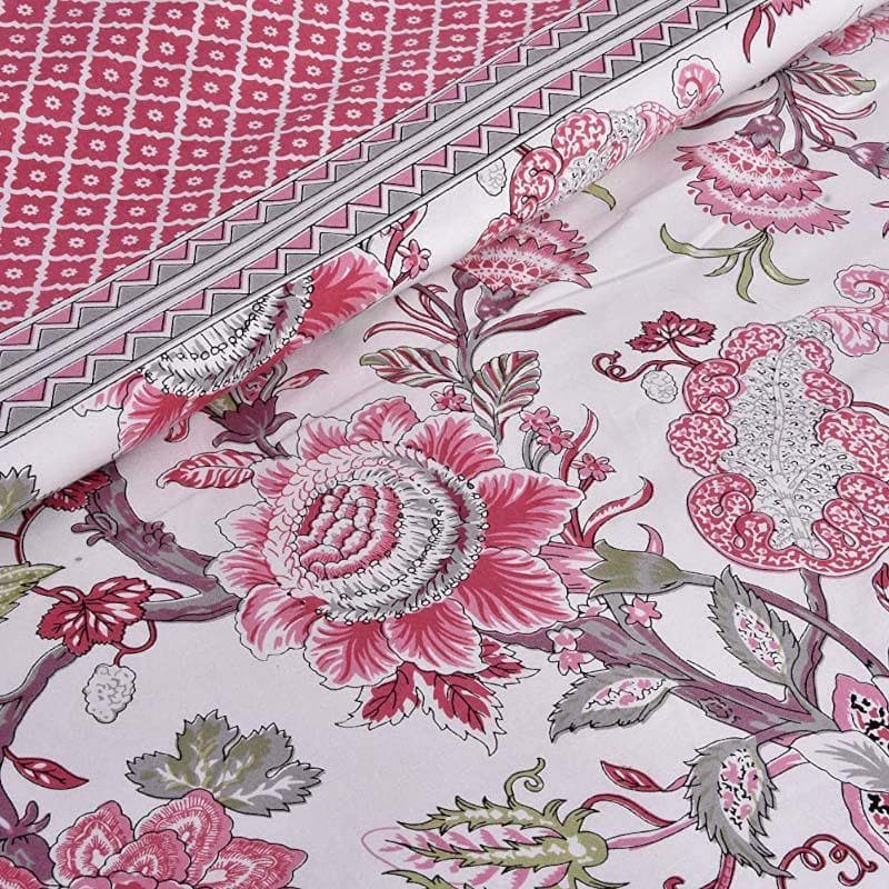 Buy Floral Frenzy Bedsheet Bedsheets from Vaaree