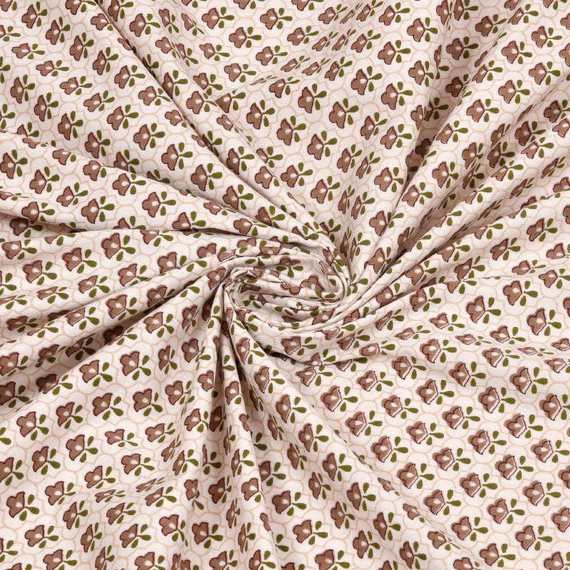 Buy Floral Frenzy Bedsheet - Brown Bedsheets from Vaaree