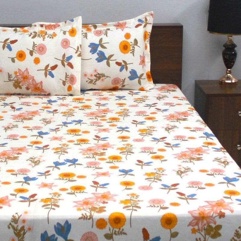 Buy Floral Inspire Bedsheet Bedsheets from Vaaree