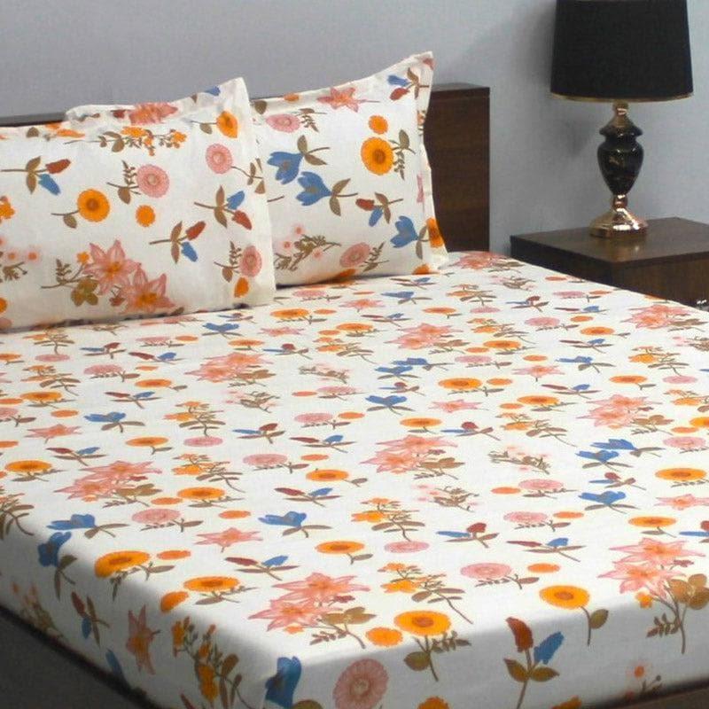 Buy Floral Inspire Bedsheet Bedsheets from Vaaree