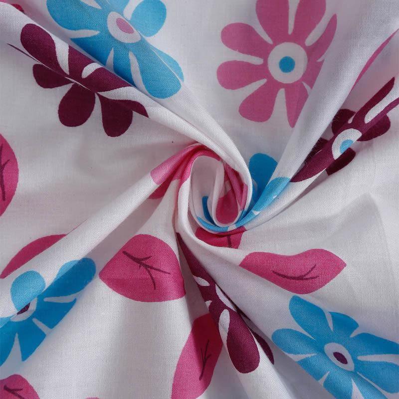 Bedsheets - Floral Punch Bedsheet - Purple