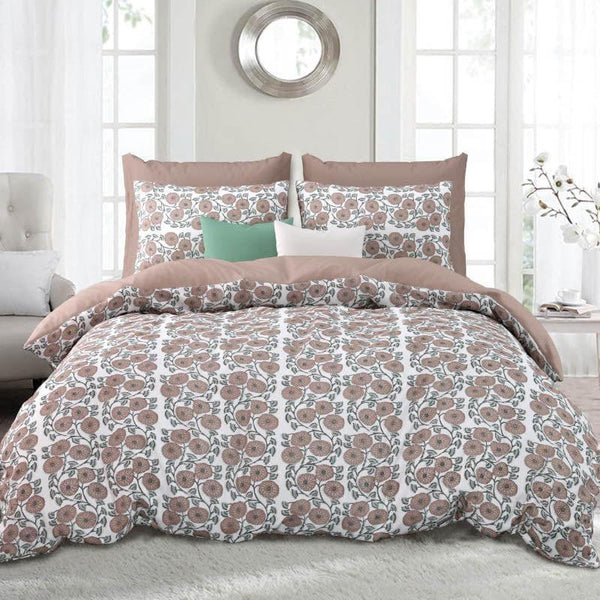 Buy Floral Twist Bedsheet - Brown Bedsheets from Vaaree