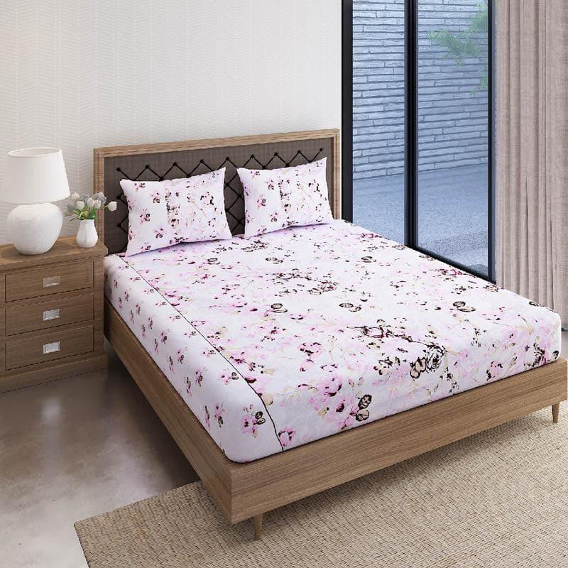 Buy Floral Vibrance Bedsheet Bedsheets from Vaaree