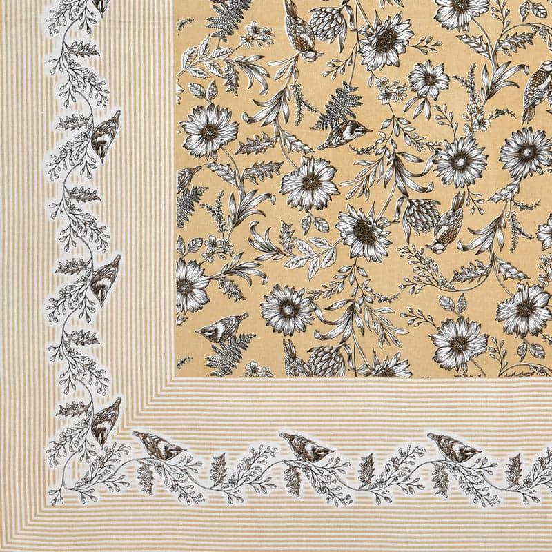 Buy Florencoa Floral Bedsheet - Beige Bedsheets from Vaaree