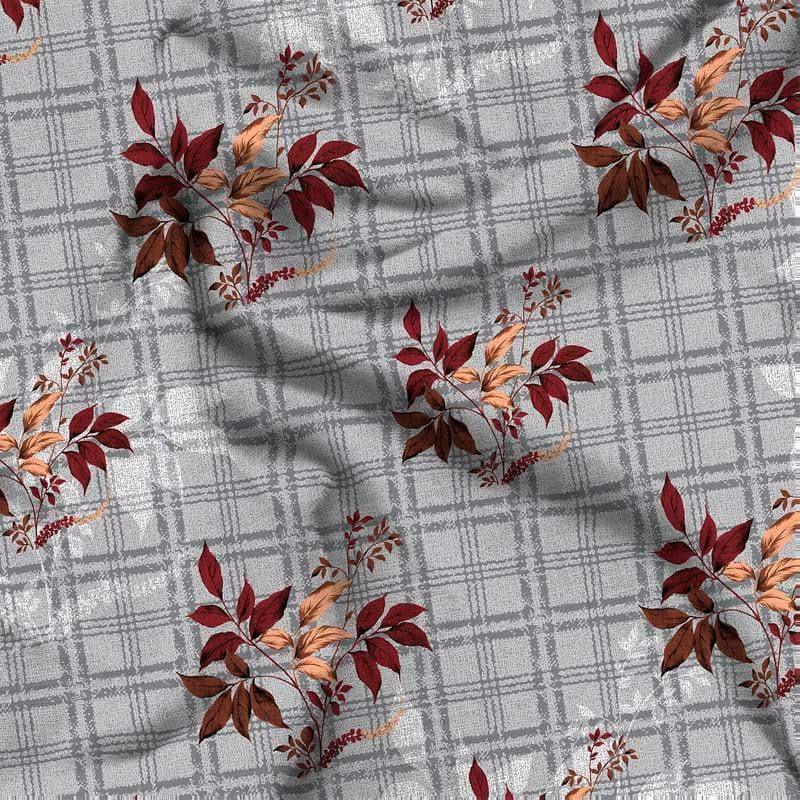 Buy Flower Patch Bedsheet - Grey Bedsheets from Vaaree