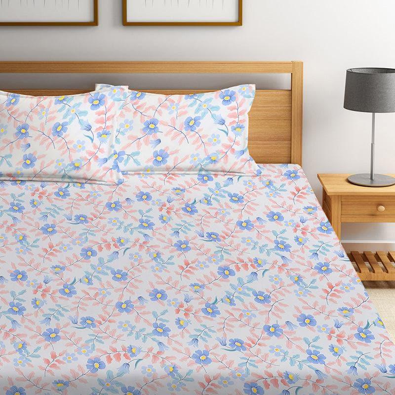 Buy Flowery Mist Bedsheet Bedsheets from Vaaree