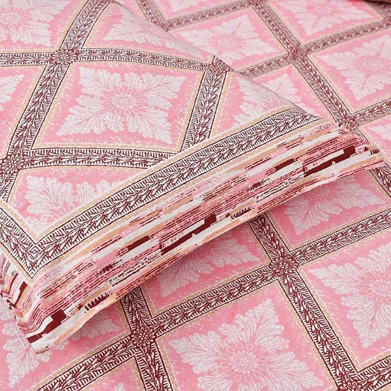 Buy Flozy Waffle Bedsheet - Pink Bedsheets from Vaaree