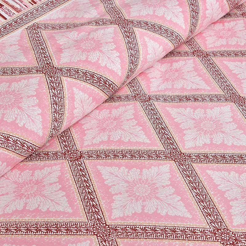 Buy Flozy Waffle Bedsheet - Pink Bedsheets from Vaaree