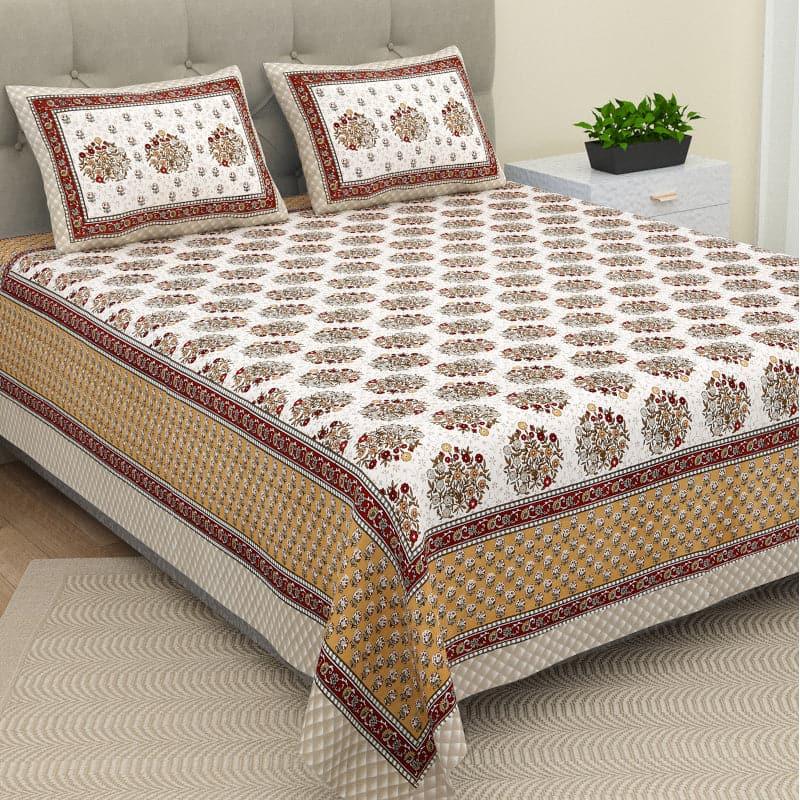 Buy Freda Funa Ethnic Bedsheet Bedsheets from Vaaree