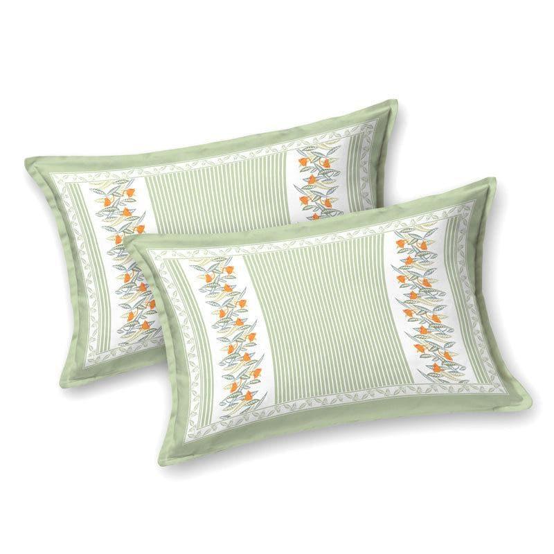 Buy French Fleur Bedsheet - Green Bedsheets from Vaaree