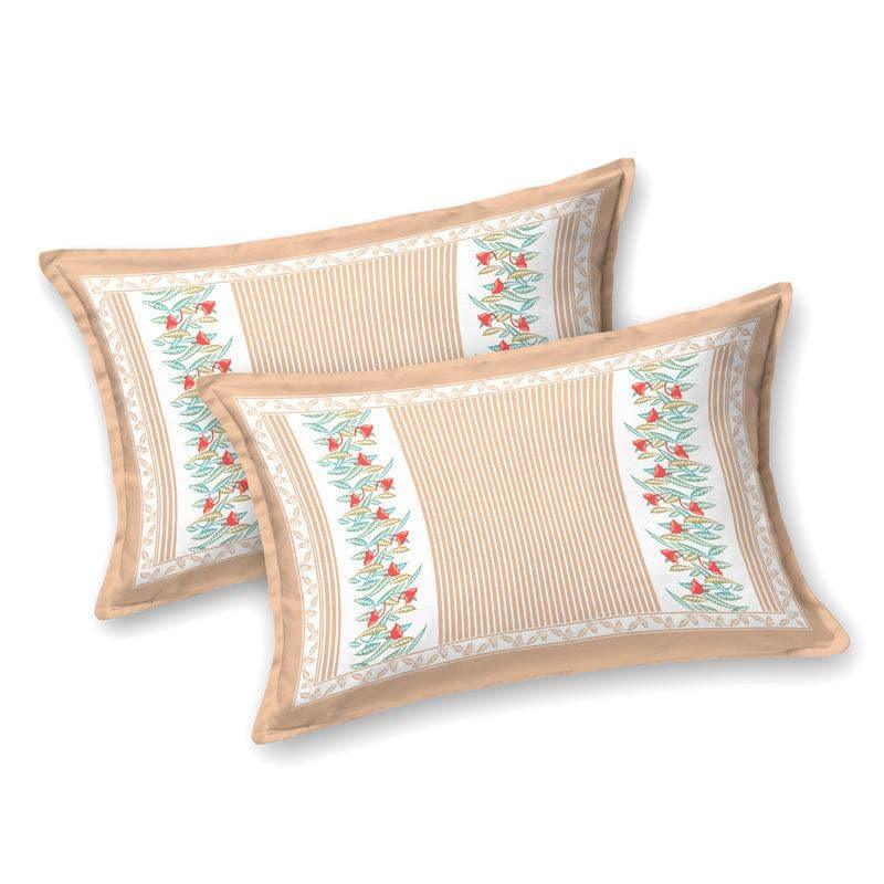 Buy French Fleur Bedsheet - Peach Bedsheets from Vaaree