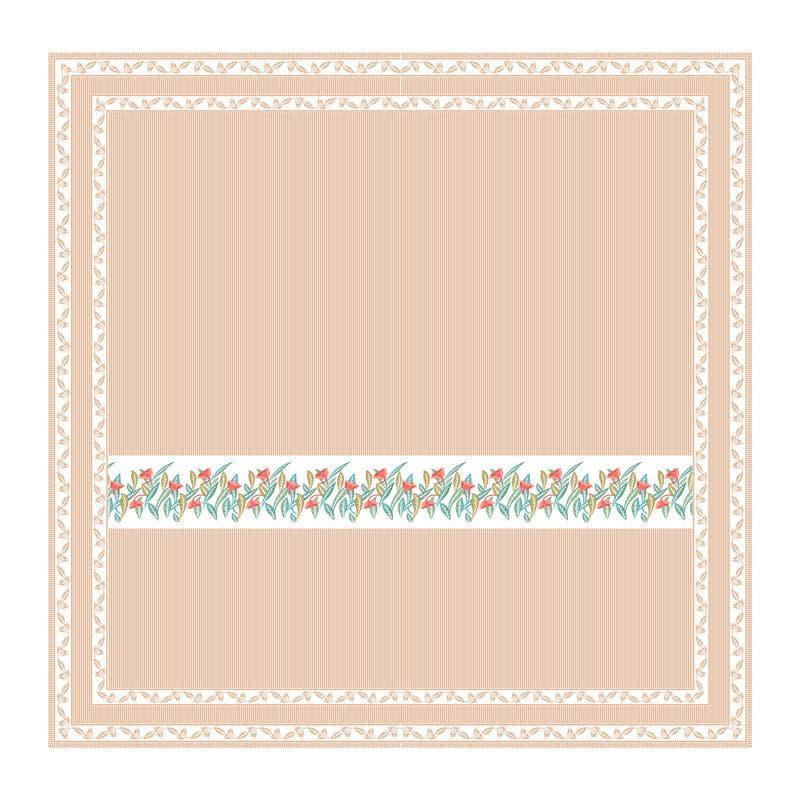 Buy French Fleur Bedsheet - Peach Bedsheets from Vaaree