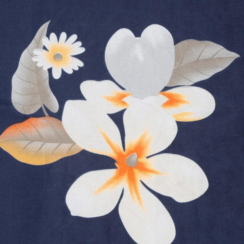 Buy Frost Lily Printed Bedsheet Bedsheets from Vaaree