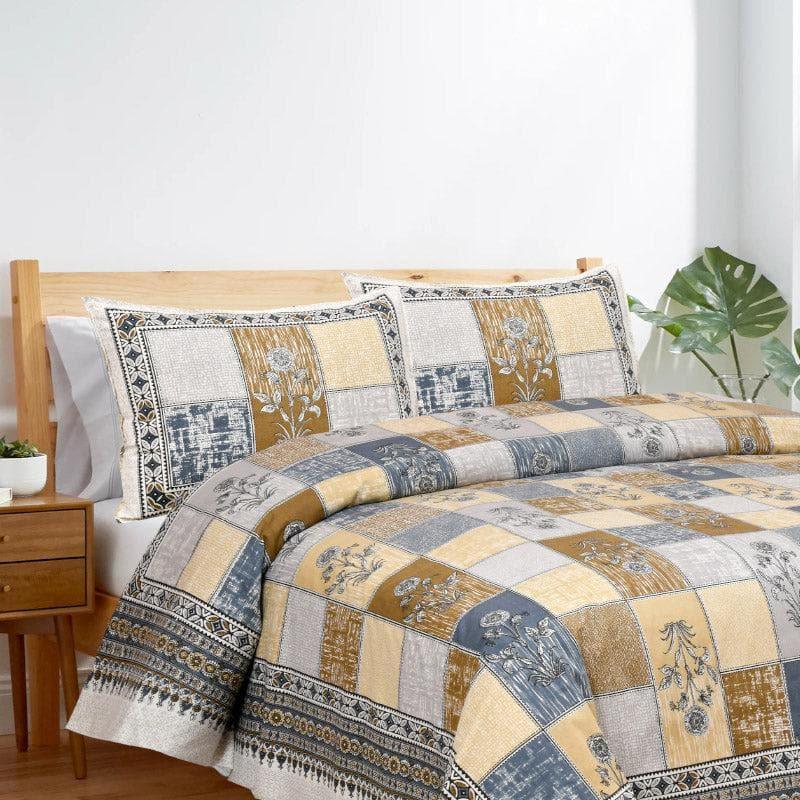 Buy Girish Ethnic Bedsheet - Grey Bedsheets from Vaaree