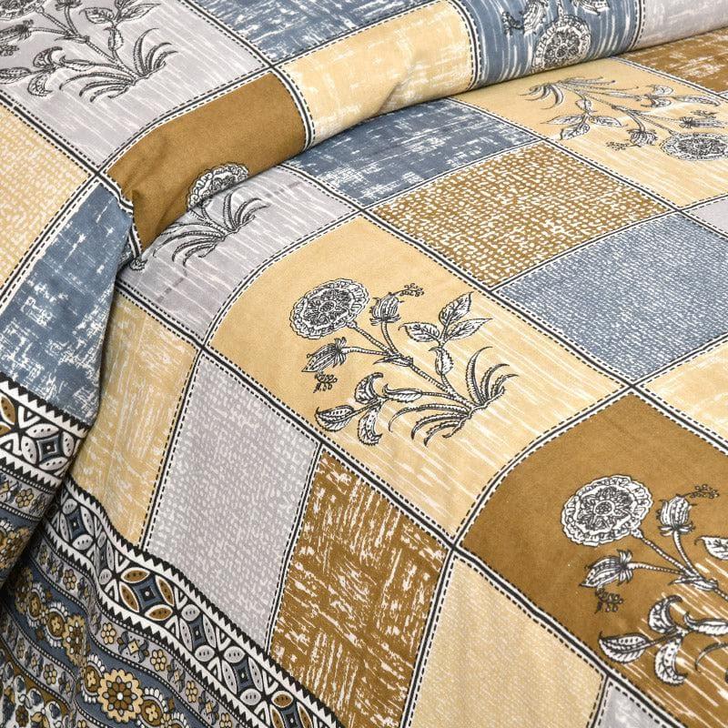 Buy Girish Ethnic Bedsheet - Grey Bedsheets from Vaaree