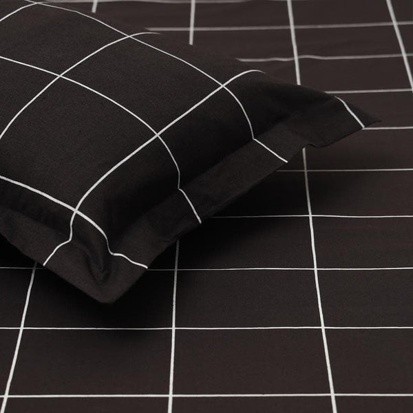 Bedsheets - Goth Checks Bedsheet