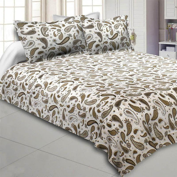 Buy Grey Paisley Bedsheet Bedsheets from Vaaree