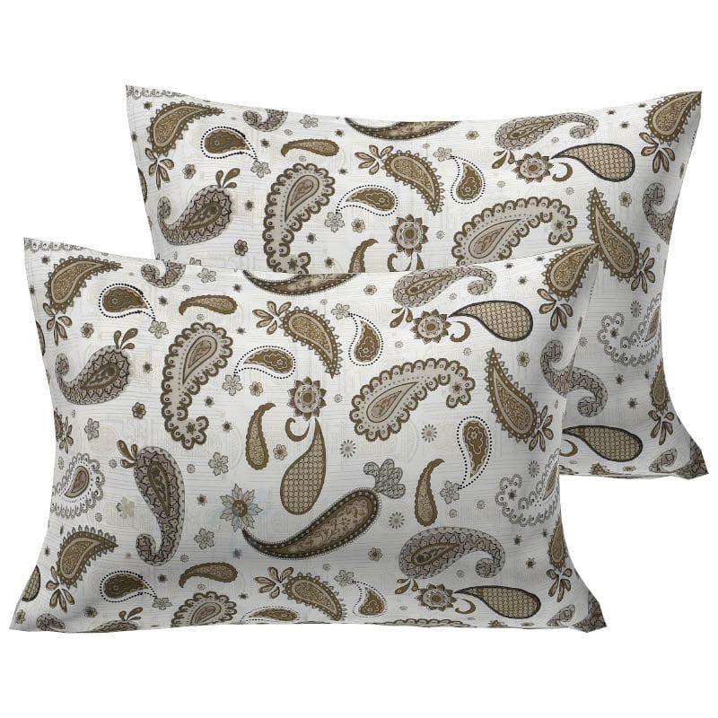 Buy Grey Paisley Bedsheet Bedsheets from Vaaree