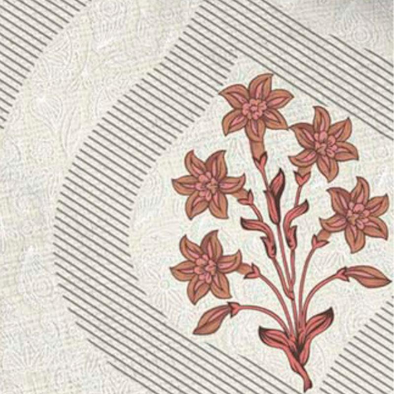 Buy Gulmohar Print Bedsheet - Brown Bedsheets from Vaaree